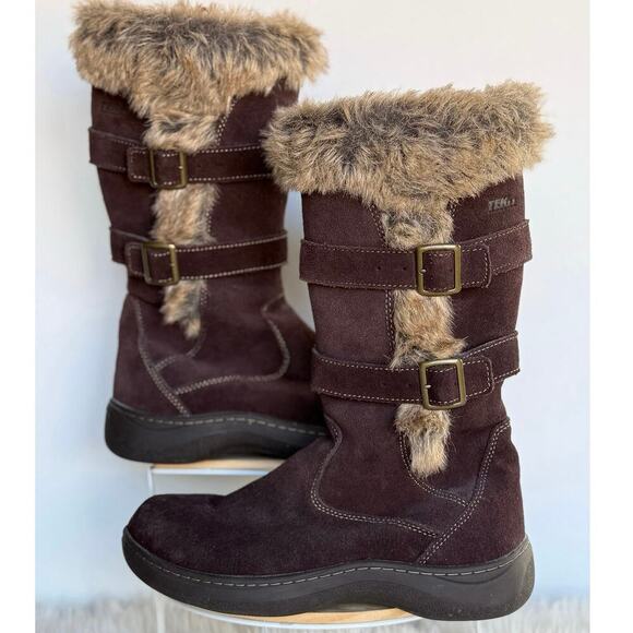 L.L. Bean Women's Waterproof Nordic Casual Boots Size 8.5M Brown - Picture 2 of 8